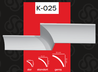 STELLA XPS KARTONPİYER K-025 STANDART 10X10 CM (1 BOY=2 METRE)